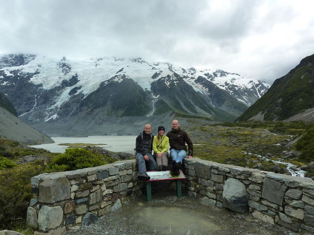 Mountain lake scenery ecological art free wallpaper for desktop - medium preview image