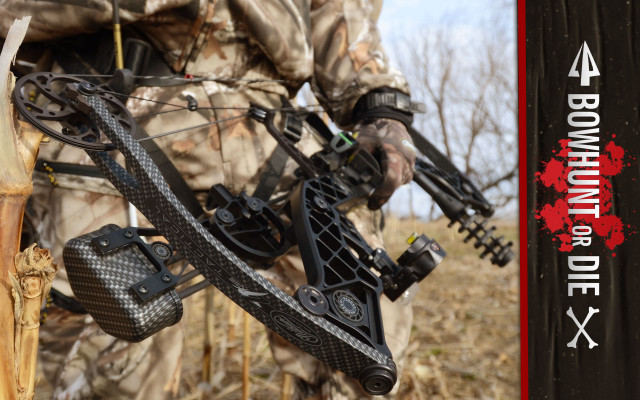 Man holding bowhound bow case free wallpaper for desktop - medium preview image