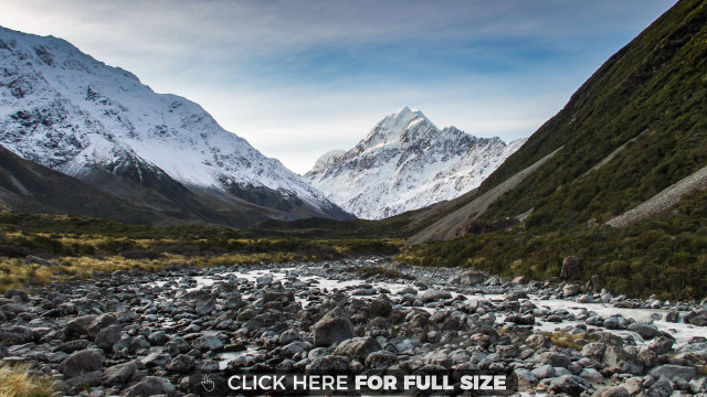 Rocky river valley mountains click free wallpaper for desktop - medium preview image