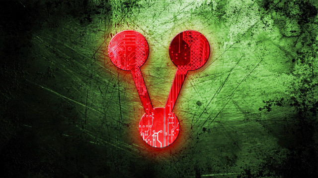 Red spoons green surface black free wallpaper for desktop - medium preview image