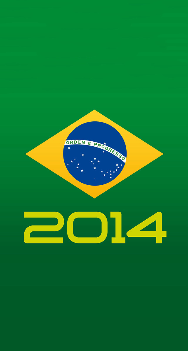 Green flag 2014 soccer ball free wallpaper for mobile - medium preview image