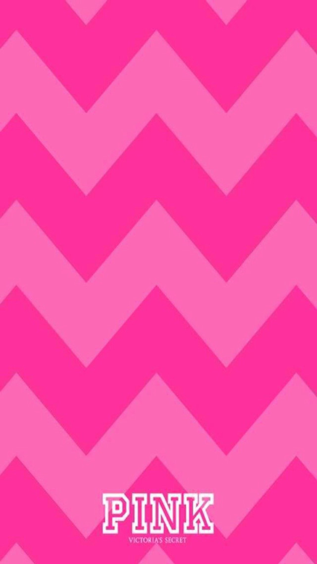 Pink background zigzag pattern white free wallpaper for mobile - medium preview image