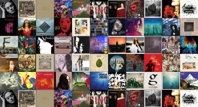 Collage people artwork grid colorful free wallpaper for desktop - medium preview image