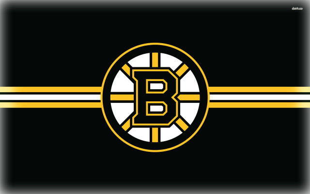 Boston hockey logo black yellow free wallpaper for desktop - medium preview image