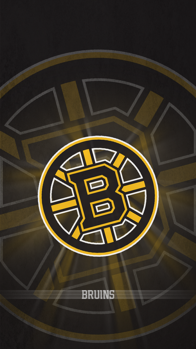 Boston hockey logo black background free wallpaper for mobile - medium preview image