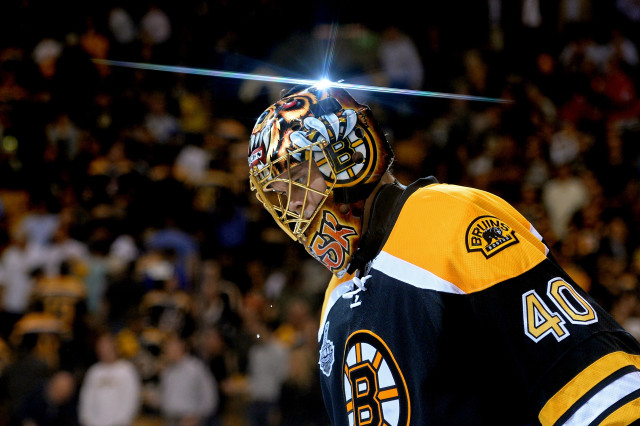 Hockey player goalie mask crowd free wallpaper for desktop - medium preview image