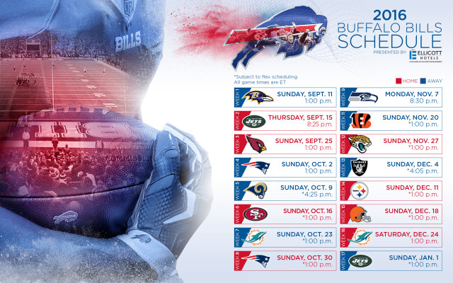 Football game poster player schedule free wallpaper for desktop - medium preview image