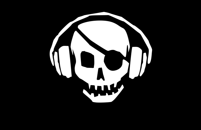 Skull headphones skullface side view free wallpaper for desktop - medium preview image