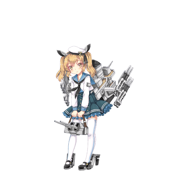 Girl sailor outfit gun portrait free wallpaper for tablet - medium preview image