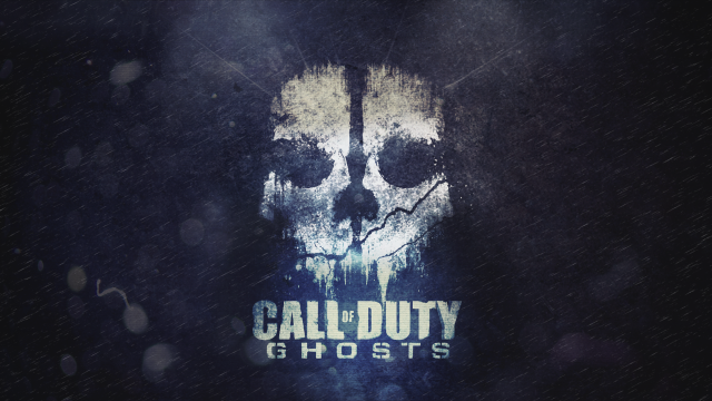 Skull call duty ghosts black free wallpaper for desktop - medium preview image