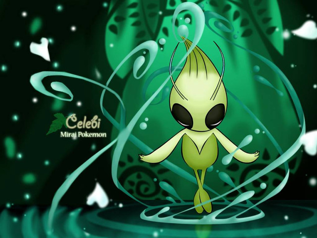 Alien green swirls fantasy cel free wallpaper for desktop - medium preview image