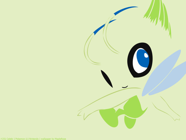 Cartoon character green background blue free wallpaper for desktop - medium preview image