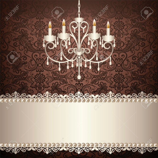 Chandelier banner damask background stock free wallpaper for tablet - medium preview image