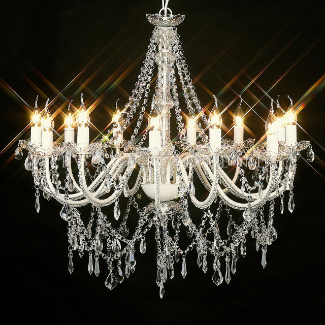 Chandelier candles lit dark room free wallpaper for tablet - medium preview image