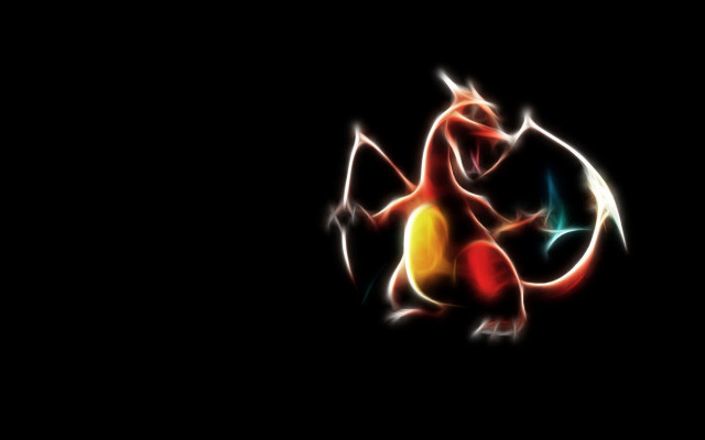 Pokemon wallpaper black background red free wallpaper for desktop - medium preview image