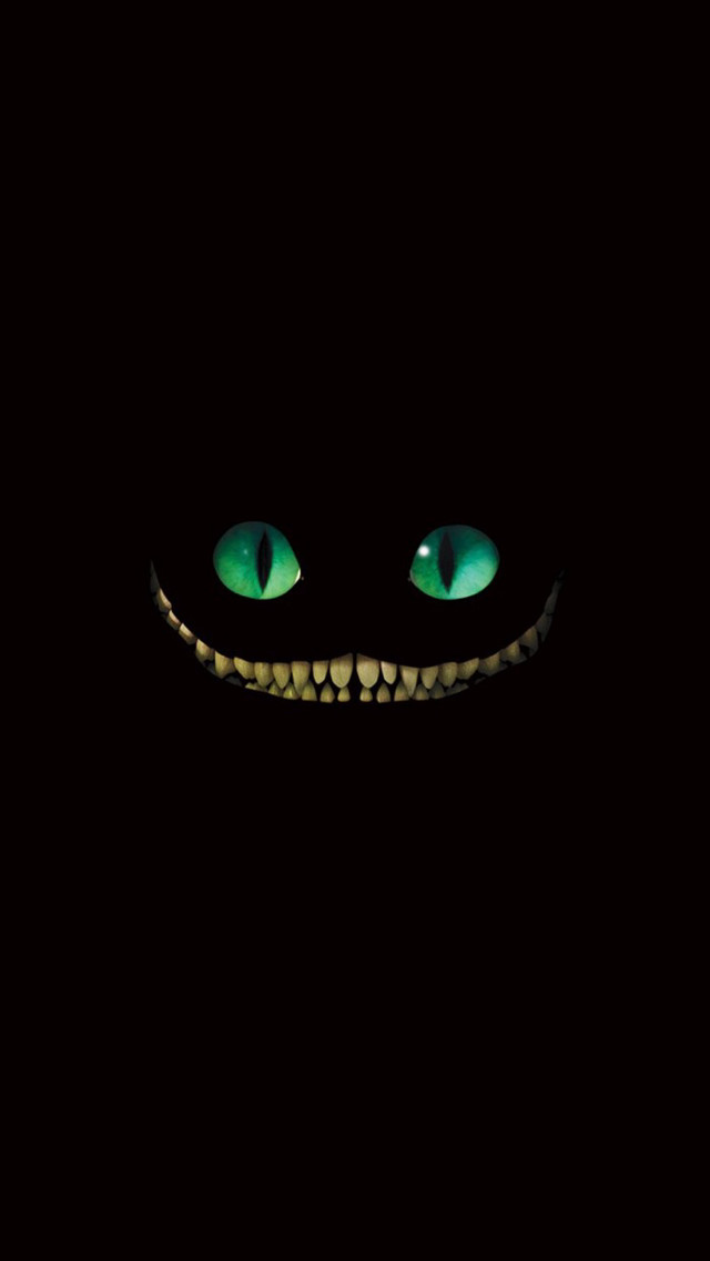 Green eyes black background cat free wallpaper for mobile - medium preview image