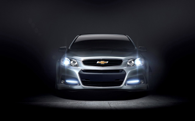 Silver car dark headlights on free wallpaper for desktop - medium preview image