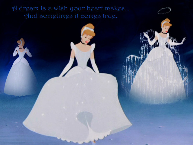 Princess white dress quote image free wallpaper for desktop - medium preview image