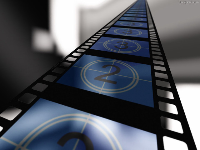 Filmstrip blue numbers black white free wallpaper for desktop - medium preview image