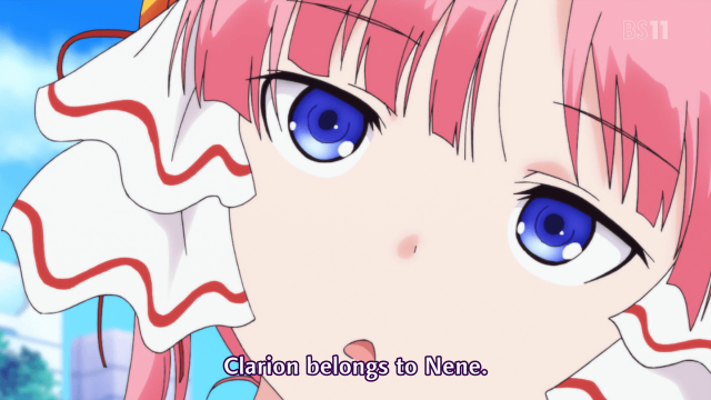 Anime girl pink hair blue #6 free wallpaper for desktop - medium preview image