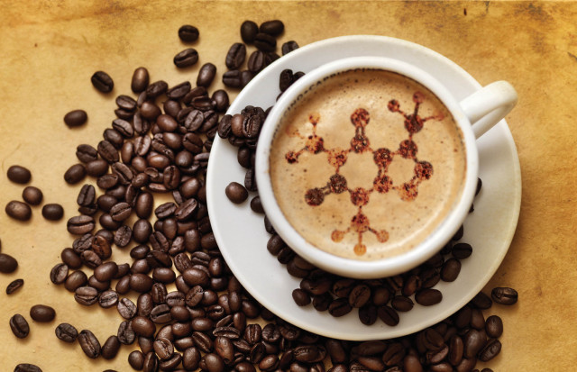Coffee cup beans table foam free wallpaper for desktop - medium preview image
