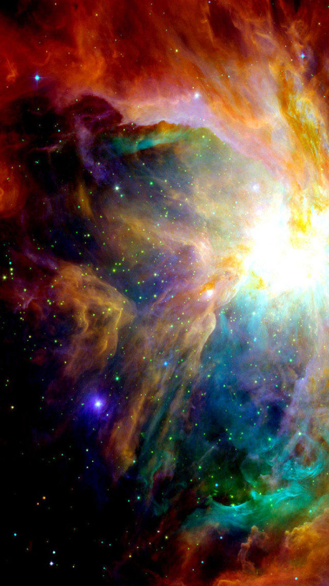 Colorful star cluster space stars free wallpaper for mobile - medium preview image