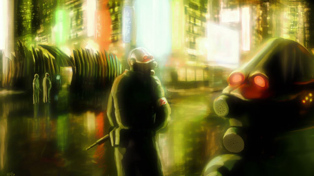 Man city street fire hydrant free wallpaper for desktop - medium preview image