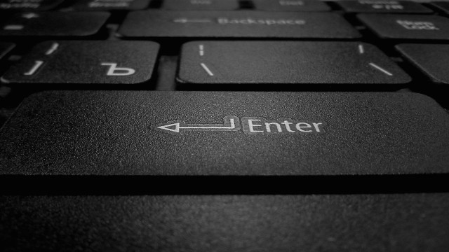 Keyboard enter key computer art free wallpaper for desktop - medium preview image