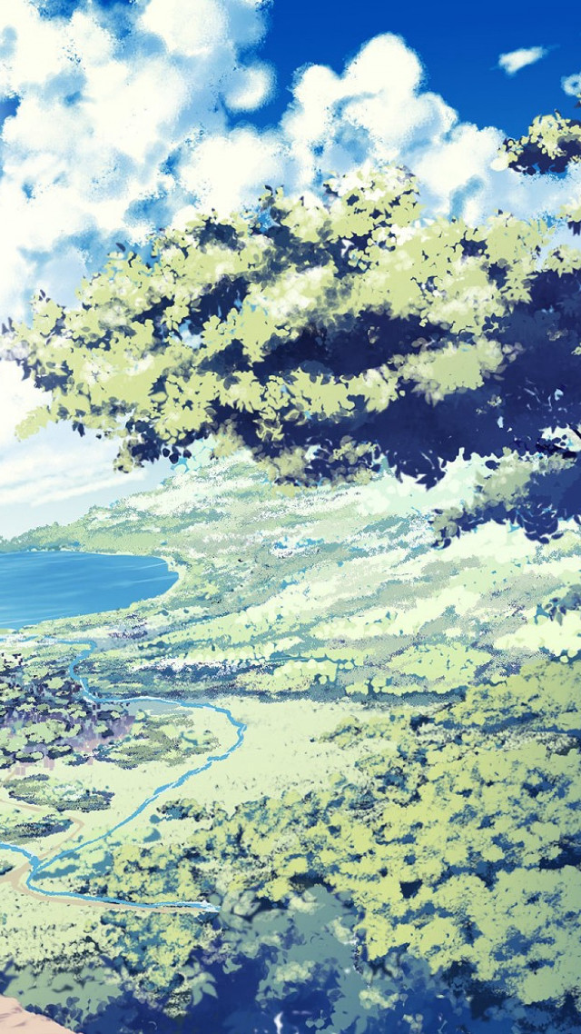 Man bench scenic view lake free wallpaper for mobile - medium preview image