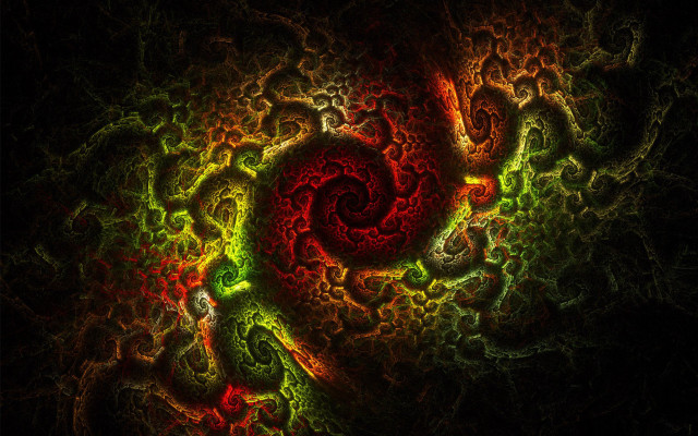 Spiral red design computer generated free wallpaper for desktop - medium preview image
