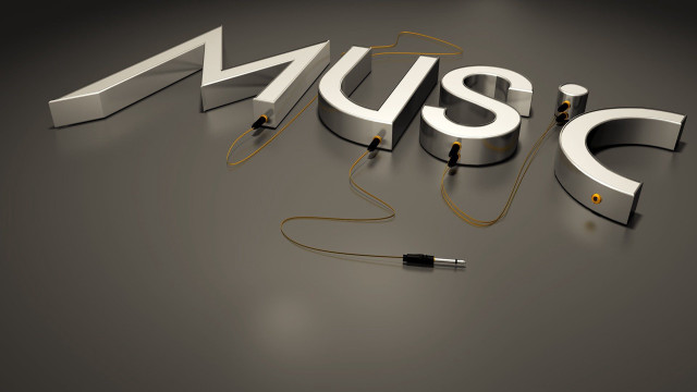 Music headphones microphone black background free wallpaper for desktop - medium preview image