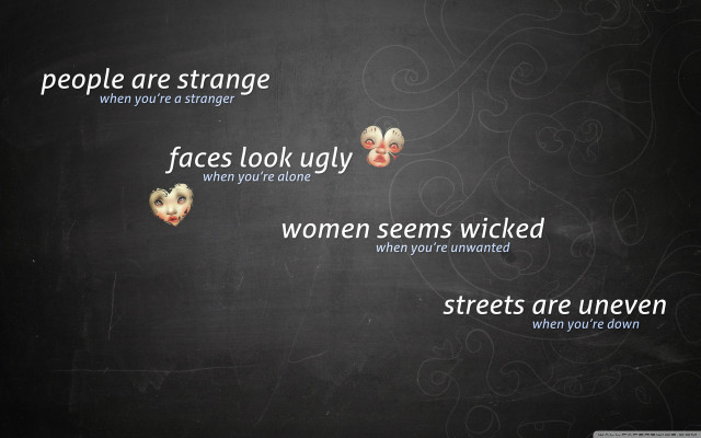 Blackboard words women faces image free wallpaper for desktop - medium preview image