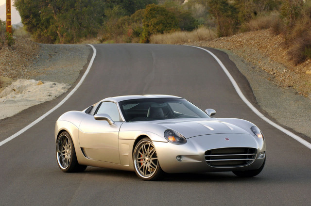 Silver sports car forest hill #2 free wallpaper for desktop - medium preview image