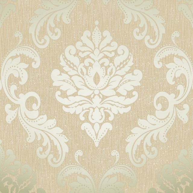Floral beige background lightgreen border free wallpaper for tablet - medium preview image