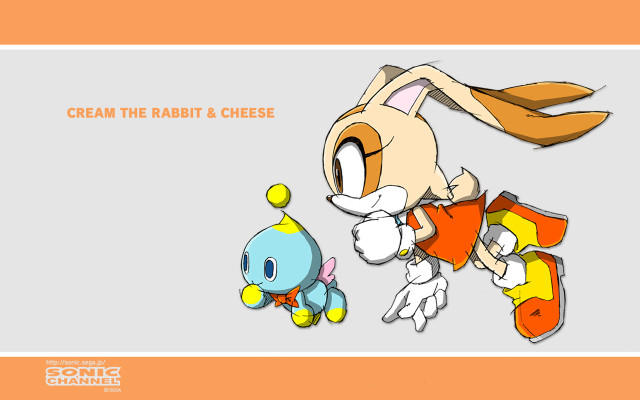Cartoon rabbit toy rabbit cream free wallpaper for desktop - medium preview image