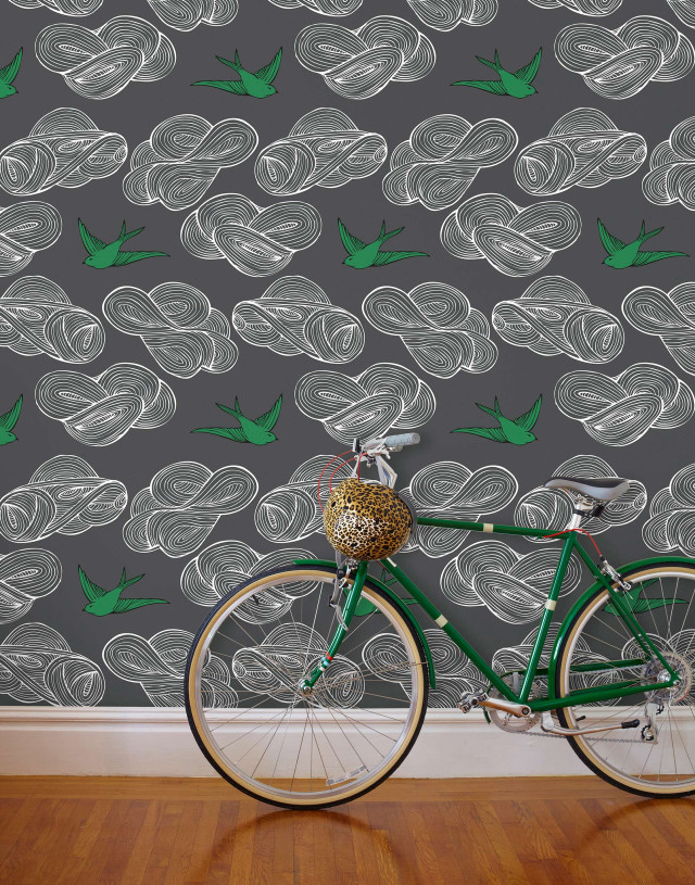 Green bike wall green bird free wallpaper for mobile - medium preview image