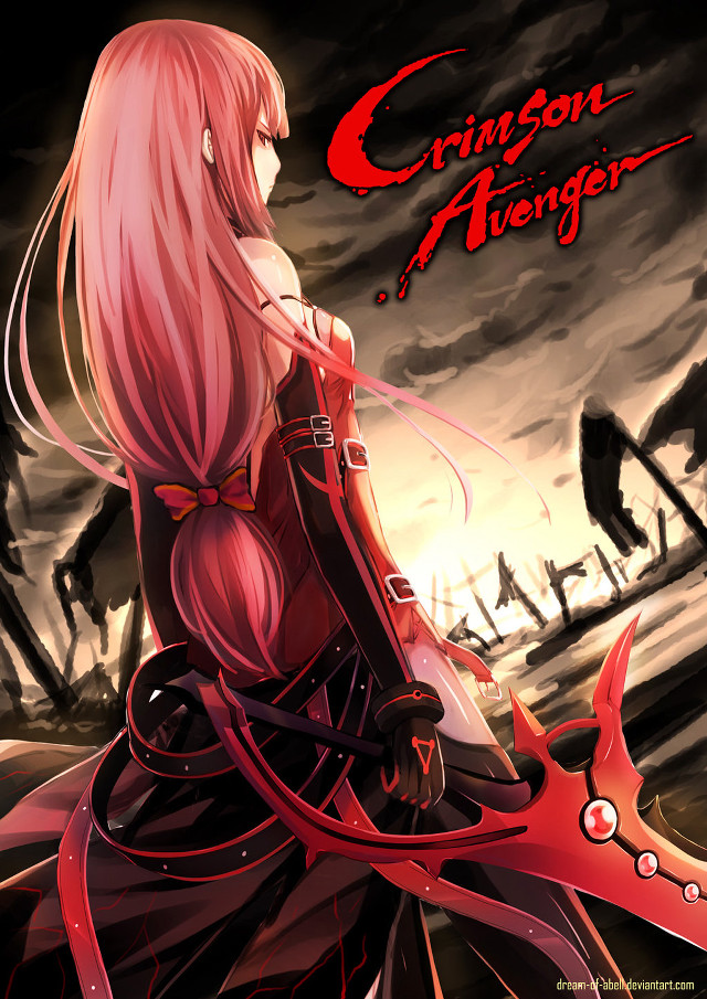 Girl long pink hair sword free wallpaper for mobile - medium preview image