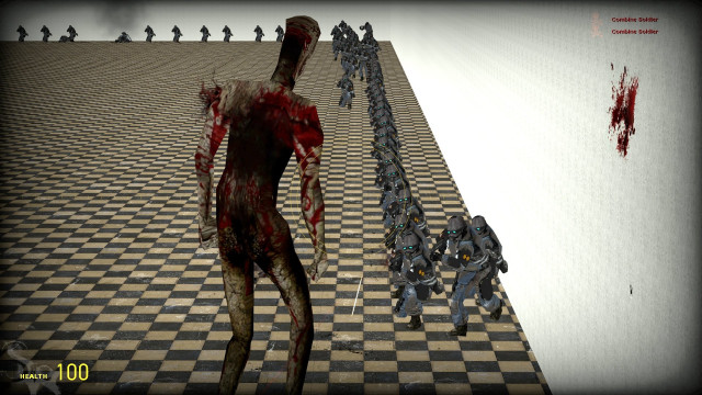 Zombies chess board blood man free wallpaper for desktop - medium preview image