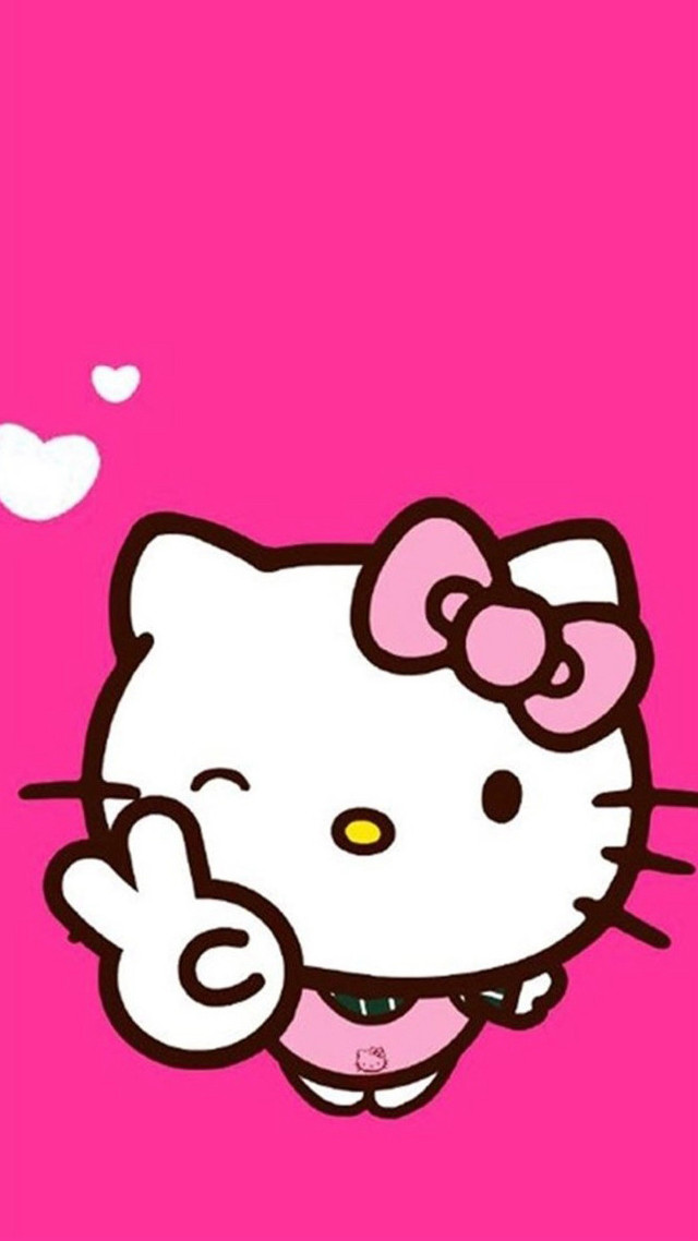 Hello kitty wallpaper pink background #2 free wallpaper for mobile - medium preview image