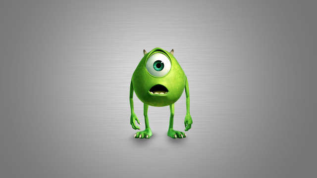 Green monster surprised look hands free wallpaper for desktop - medium preview image