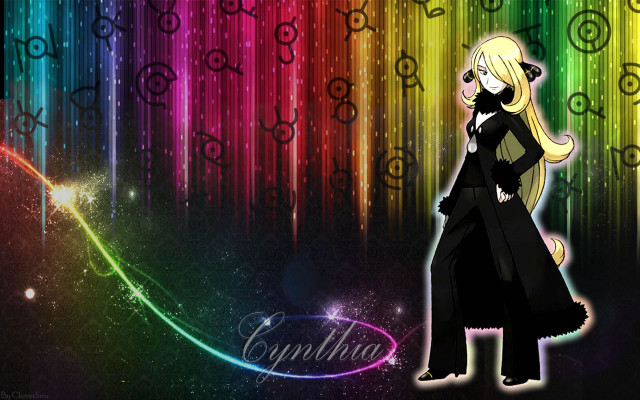 Girl black dress rainbow background free wallpaper for desktop - medium preview image