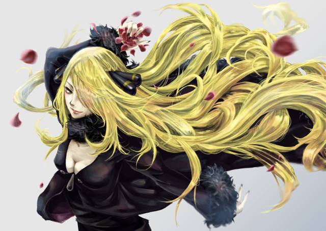 Woman blonde hair black hat free wallpaper for desktop - medium preview image