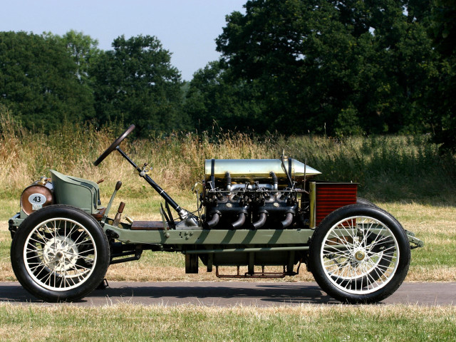 Antique green car puzzle dieselpunk free wallpaper for desktop - medium preview image