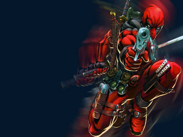 Man red suit sword red #2 free wallpaper for desktop - medium preview image