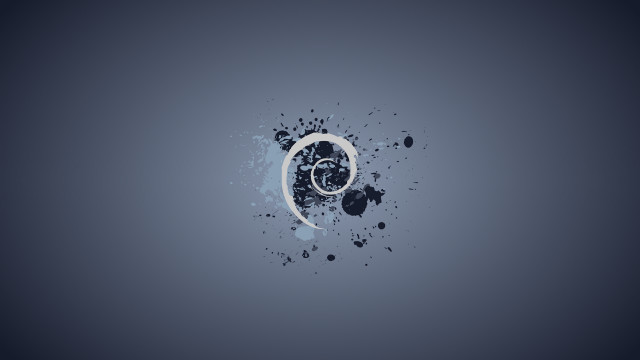 Black white clock blue gray free wallpaper for desktop - medium preview image