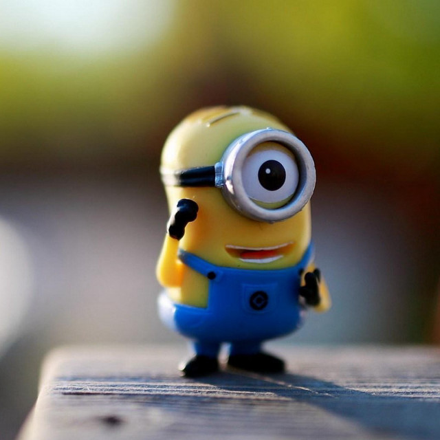 Minion toy blue overall yellow free wallpaper for tablet - medium preview image