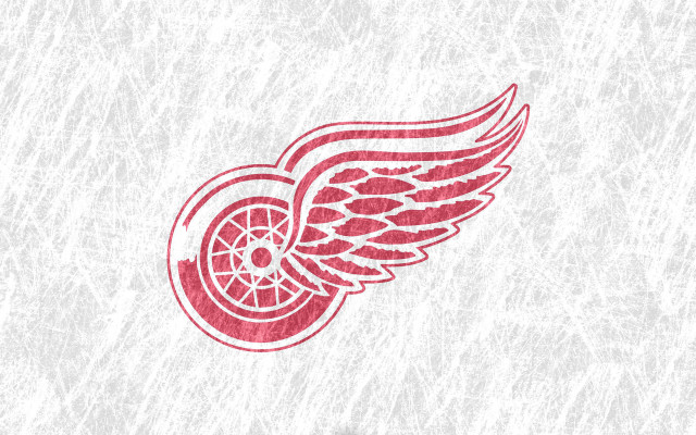 Red detroit red wings logo free wallpaper for desktop - medium preview image