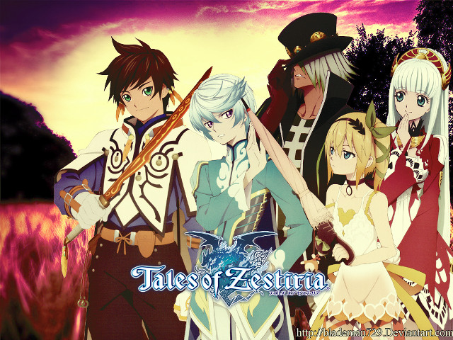 Anime characters field trees tales free wallpaper for desktop - medium preview image