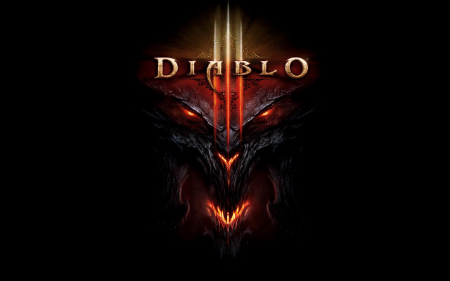 Demonic face dark background diablo free wallpaper for desktop - medium preview image