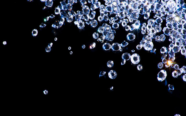 Bubbles floating black background light free wallpaper for desktop - medium preview image